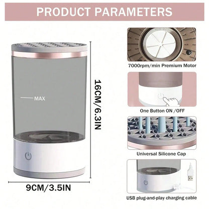 Electric Makeup Brush Cleaner Machine – Automatic